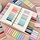 ANNTIM 2000 Stück Haftstreifen, 10 Stile Sticky Notes Transparent, Sticky Notes Pastell, Haftnotizen Pastell Morandi Sticky Notes Bunt Notizzettel für Büro Schule Seitenmarkierung Klebemarkierung