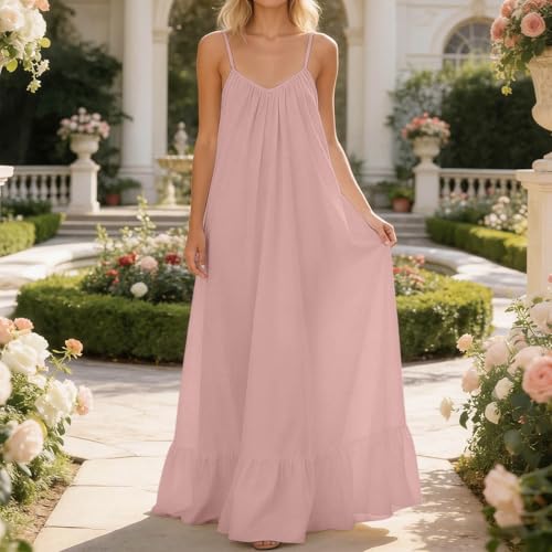 Robe longue décontractée dos ouvert pour une coupe confortable - 2