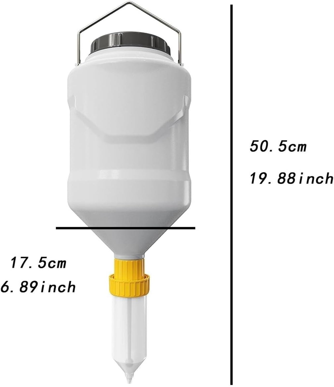 Dispenser for Salsa da Appendere da 5,5 L, Bottiglie di Ketchup da Spremere, Dispenser for Salse Ricaricabile, Bottiglia for Condimenti for Insalata for Cucina, Barbecue, Campeggio all'Aperto, Picnic