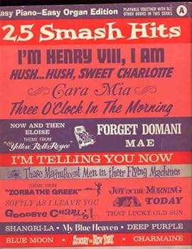 Paperback 25 Smash Hits Easy Piano-Easy Organ Edition Book