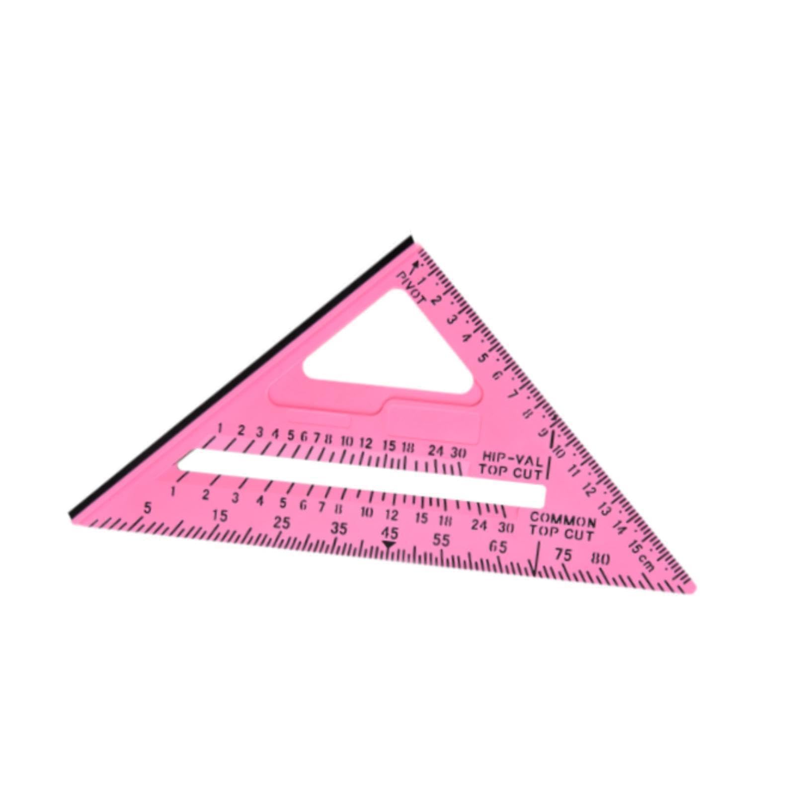 Puxzyax Integrated Scale Carpentry Triangle Ruler Angle Ruler Provides Consistent Measurement Accuracy Over Time Square Measuring Gauging Tool Triangular