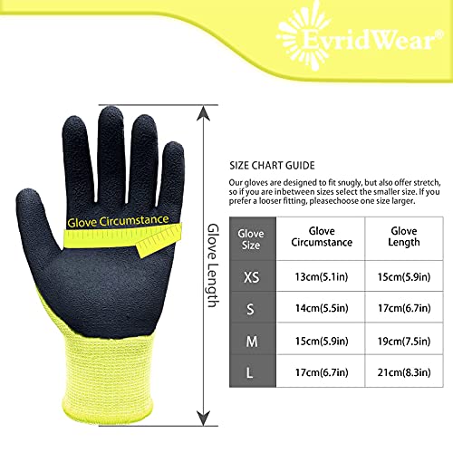 Evridwear Kids Gardening Gloves For Boys Girls Outdoor Yard Work,Planting (Xs (3-5Yr), Yellow) #TOP5