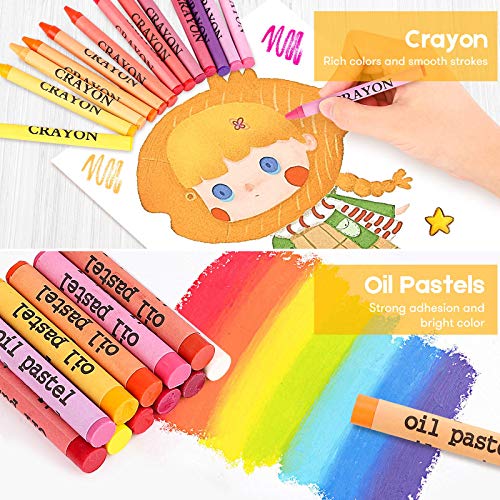 image for iBayam Art Kit, 251-Pack Art Supplies Drawing Kits, Arts and Crafts Gi