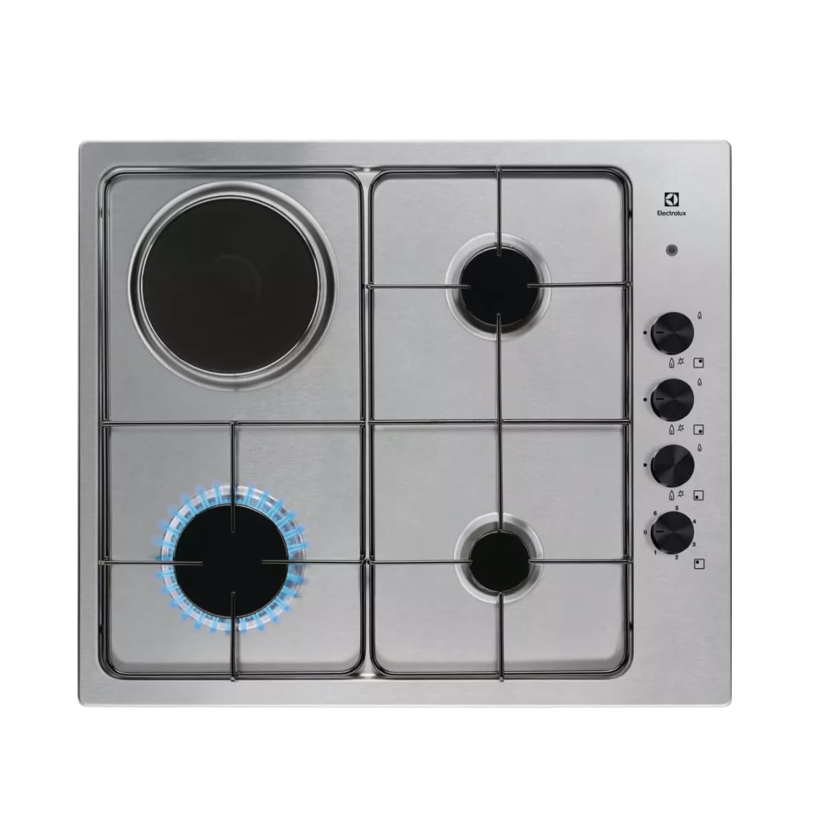Plaque De Cuisson Mixte 60cm 4 Feux Acier Inox - EGL62821OX
