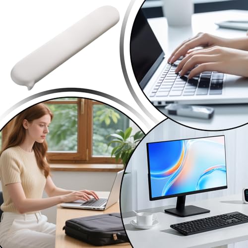 Repose-poignet pour clavier en mousse à mémoire de forme pour bureau - 4