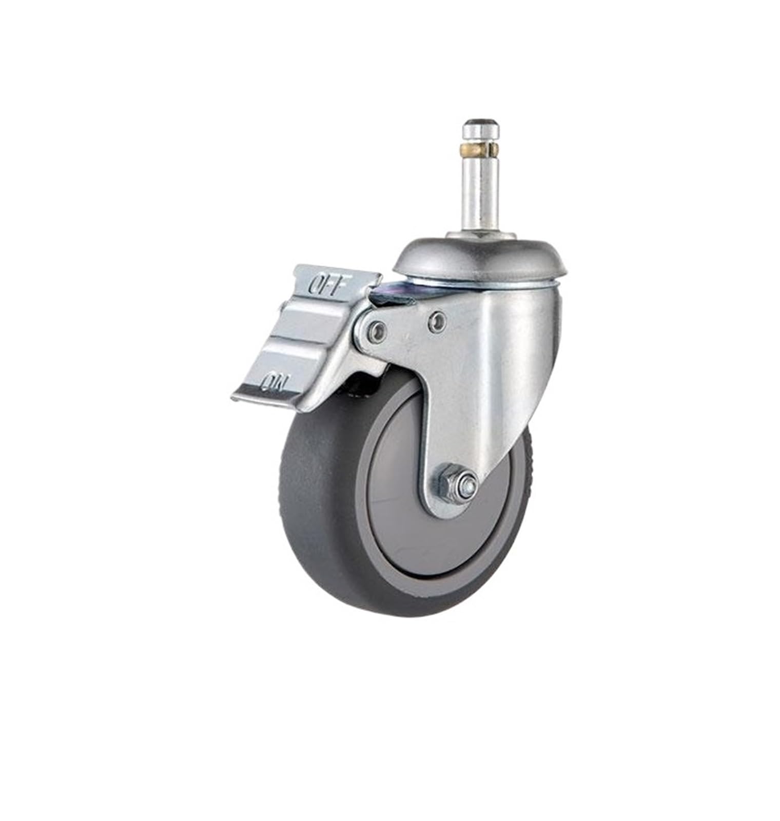 MXXDMOPD 4 Pieces/lot 3 inch Hotel Reception Dining cart casters Trolley Bowl Accessories(E-Brake wheel)