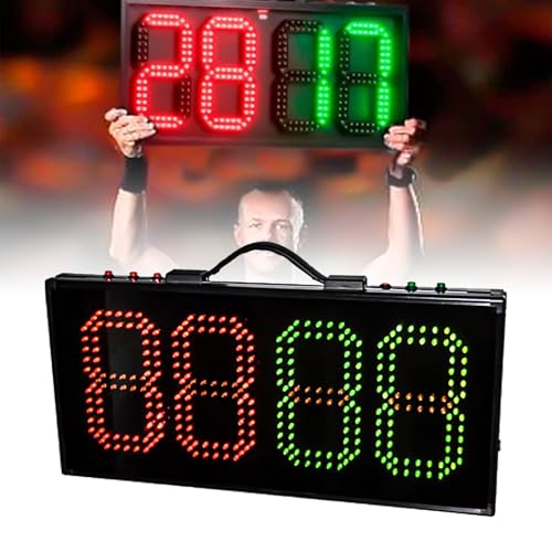 Tablero LED marcador de sustitución para fútbol recargable miniatura 1