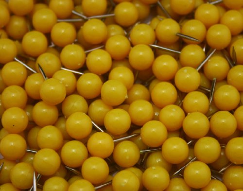 Amanaote 0,8 cm Jaune Clou tête ronde Carte