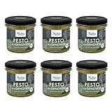 NABIO | Pesto alla Genovese I La Dolce Vita im Glas I extra cremige TexturI (6 x 130g)