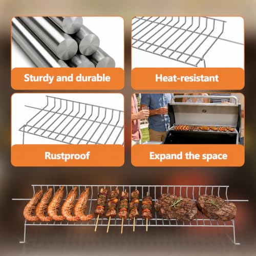 Image of Grill Warming Rack for Charbroil Performance 3-Burner 463370719 Gas Grill