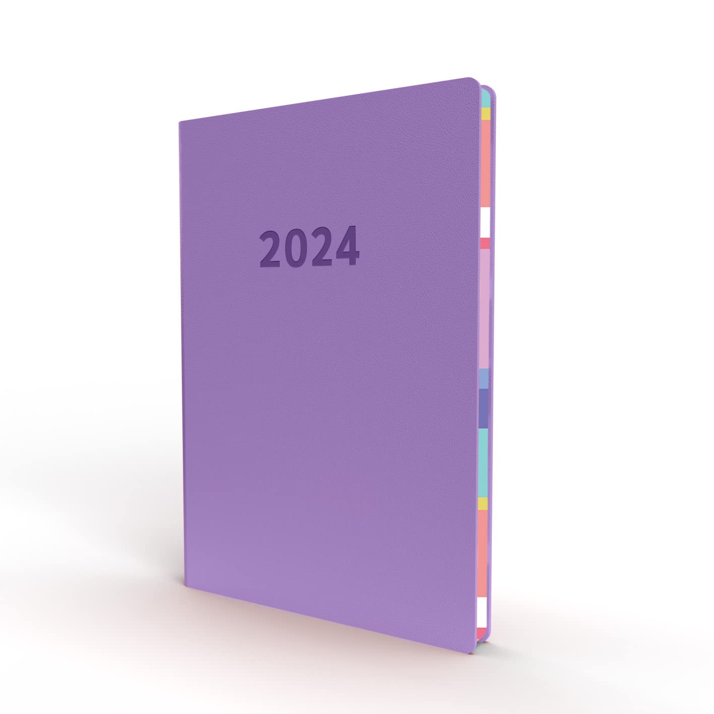 Collins Edge Mira 2024 A5 Diary - Week to View Planner - Colourful Lifestyle Planner and Organiser for Office, Work, Personal and Home - Weekly - EDMR153.55-24 (Lilac)