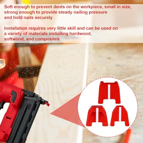 Tinoaly 15stk 42-38-0017 No-Mar-Pads, No-Mar-Pad-Kit Kompatibel mit 2746-20 18ga-Nagler, M18 2746-20-Nagler