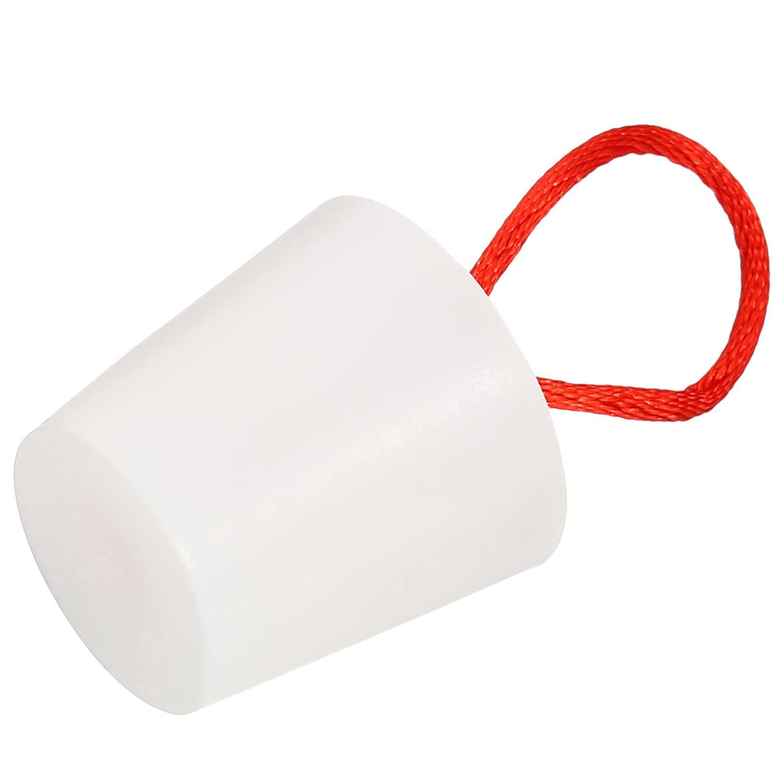 ROWORKX 1Pcs Silicone Rubber Tapered Plug, 22-29 Solid Bathtub Bungs Stopper with Handle, Waterproof Sealing Plugs, Soft Flexible Stopper for Test Tubes, Water Pipe, Drainage Hole, White