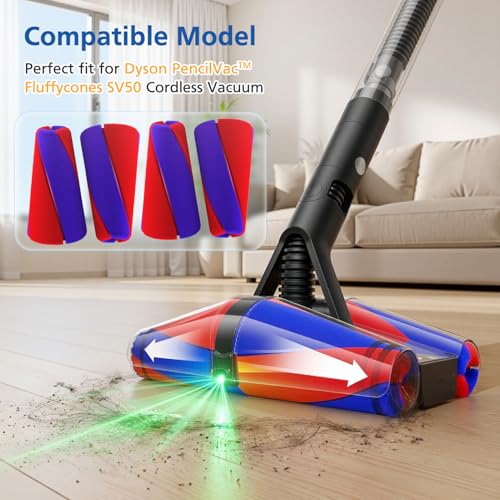 Image of 4 Pack SV50 Brush Roll for PencilVac Fluffycones SV50 Cordless Vacuum