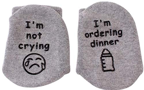 I'm not crying,2020 Baby Stuff Baby Socks Newborn Cotton Animal Shorts Letter Anti-Slip Sock Infant Boy Girls 0-1T4