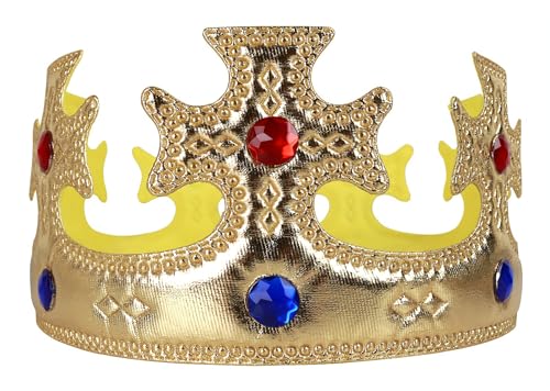 VZQI Soft Gold Crown Prince Dress Up Costume - Birthday Accessory