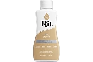 Rit All-Purpose Liquid Dye, Tan: Revitalize Fabrics with a Warm, Earthy Hue