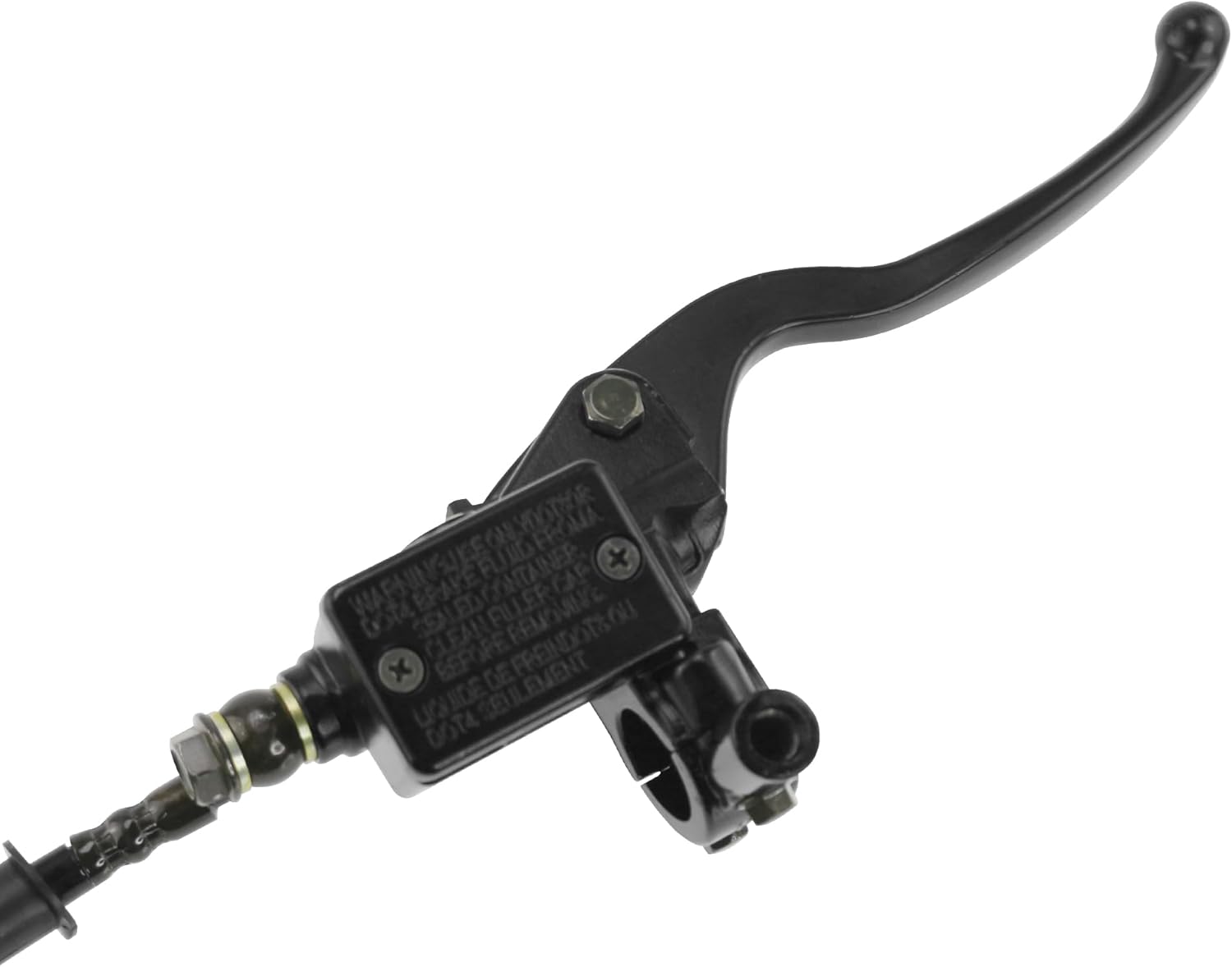 PRO BAT Front Hydraulic Brake Assembly with Brake disc and Pads for 50cc 70cc 90cc 110cc 125cc 140cc Dirt Pro Pit Bike