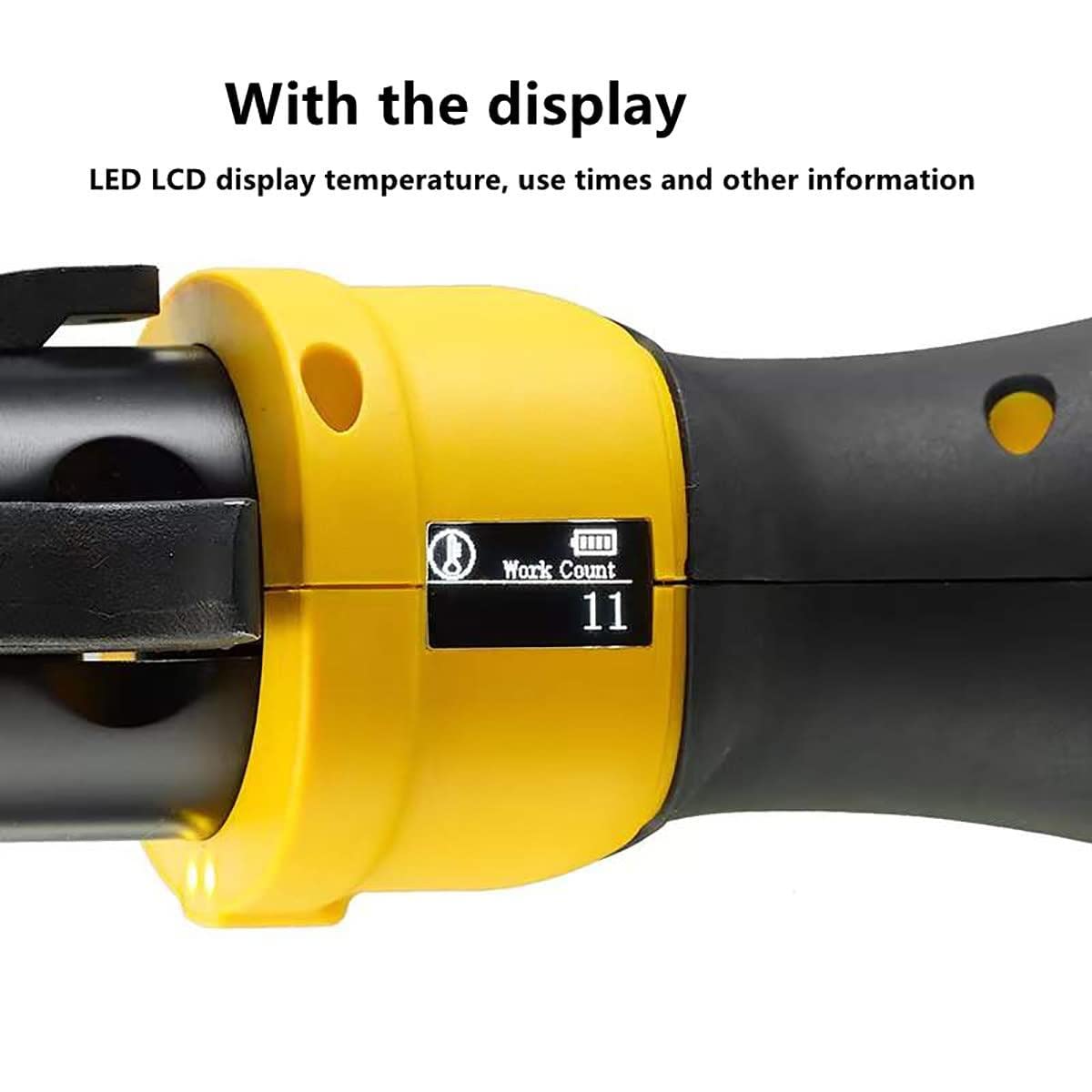 Herramienta hidráulica de crimpado de tubos portátil, mini kit de prensa de acero inoxidable con 3 mandíbulas, luz LED, 2 baterías, herramienta de fontanería para accesorios de tubería