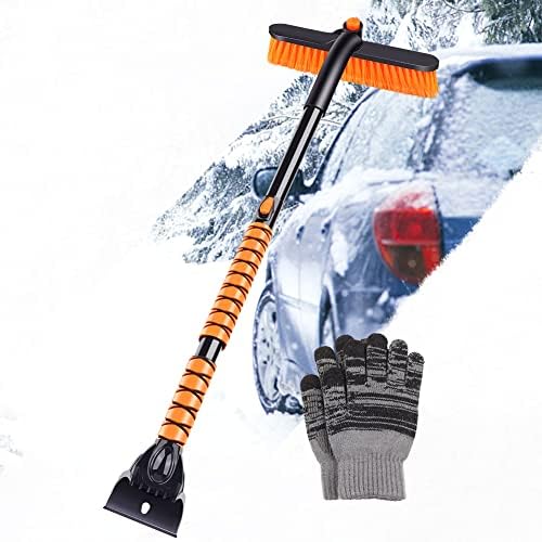 39 Inch Snow Brush Extendable, Ice Scraper for Car Windshield, Snow