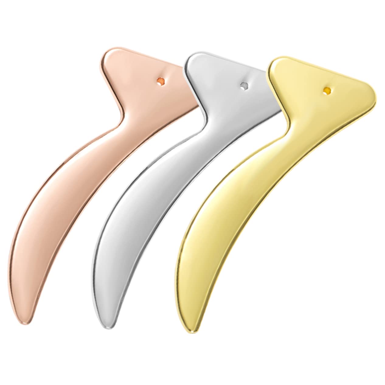 minkissy Portable Facial Massaging Sticks Eye Massager Rods Professional Skincare Tools Metal Makeup Spatula Easy to Use