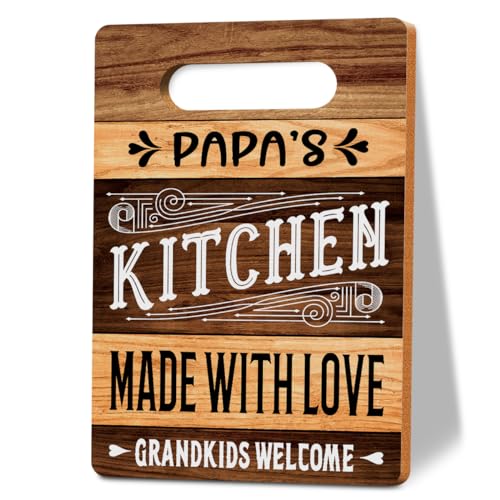 Papa-Gifts-Papa-Cutting-Boards-for-Kitchen-Kitchen-Gifts-for-Papa-Kitchen-Wall-Art-Cutting-Board-Gift-Papa-Cutting-Boards-Gifts-Fathers-Day-Birthday-Gifts-for-Papa-8-x-12-Inch Papa Gifts Papa Cutting Boards for Kitchen Kitchen Gifts for Papa Kitchen Wall Art Cutting Board Gift Papa Cutting Boards Gifts Fathers Day Birthday Gifts for Papa 8 x 12 Inch