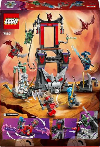 NINJAGO Villaggio della Tempesta Dragoniano - Castello Giocattolo da Costruire con Funzioni Interattive e 6 Minifigure con Armi, Giochi per Bambini da 9 Anni da La Rivolta dei Draghi 71841 - Lego - Immagine 8
