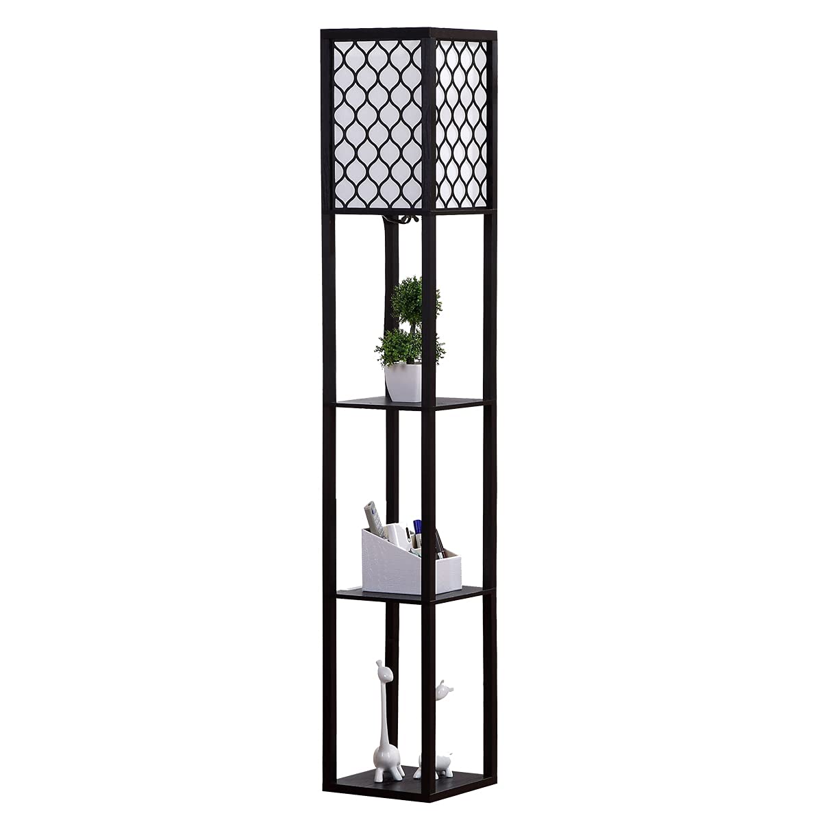 Buy Ganeed Floor Lamp with Shelves, Modern LED Shelf Floor Lamp Simple Standing Lamp Floor