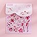 PMSMT 80 pièces/Sac Autocollants de Papeterie Japonais Mignon Chat Papier Collant Kawaii PVC Journal Ours Autocollant pour décoration Journal Scrapbooking