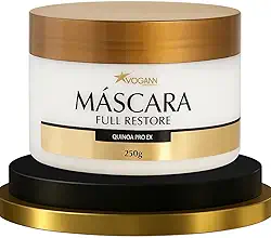 Voganni Máscara Capilar - Hidratação Profunda Brilho Intenso e Maciez Imediata - Recuperação Completa dos Fios Danificados - Tratamento Profissional para Todos os Tipos de Cabelo - 250ml