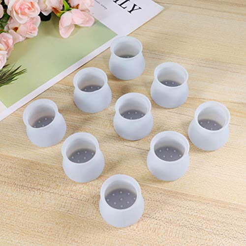 CLISPEED Tampa de Proteção de Silicone para Pernas de Cadeira de Móveis 20 Pcs Tampas de Perna de Ca