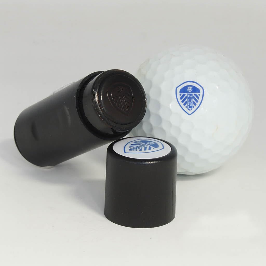 DB SPARES Leeds Football Marching On Together Design Golf Ball Stamper Stamp Marker Personalize your Golf Balls