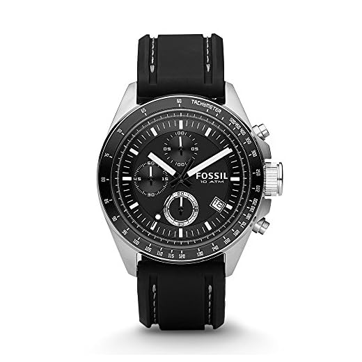 Fossil Decker Chronograph Black Dial Men's Watch - CH2573P