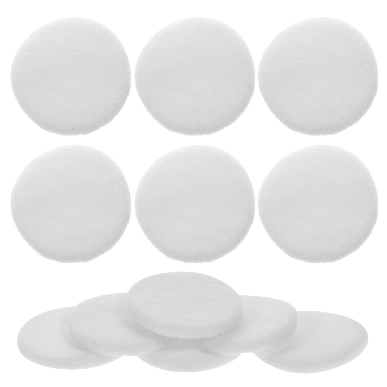 CALLARON Velvet Puff Makeup Rounds Pads 12pcs Mini Sponges for Face Powder Puff Set Round Makeup Pads Gentle Comfortable for Skin
