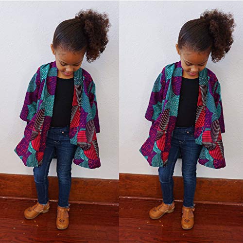 Toddler Baby Girls Fashion African Print Jacket Cardigan Clothes Windbreaker Jackets for Boys3