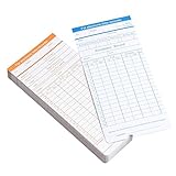 Yescom 100 Count Monthly Time Clock Cards Timecard for Employee Attendance Payroll Recorder