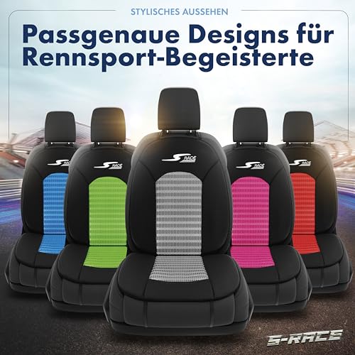 Car Comfort 11653 Autositzaufleger, Sitzaufleger S-Race in blau / Schwarz