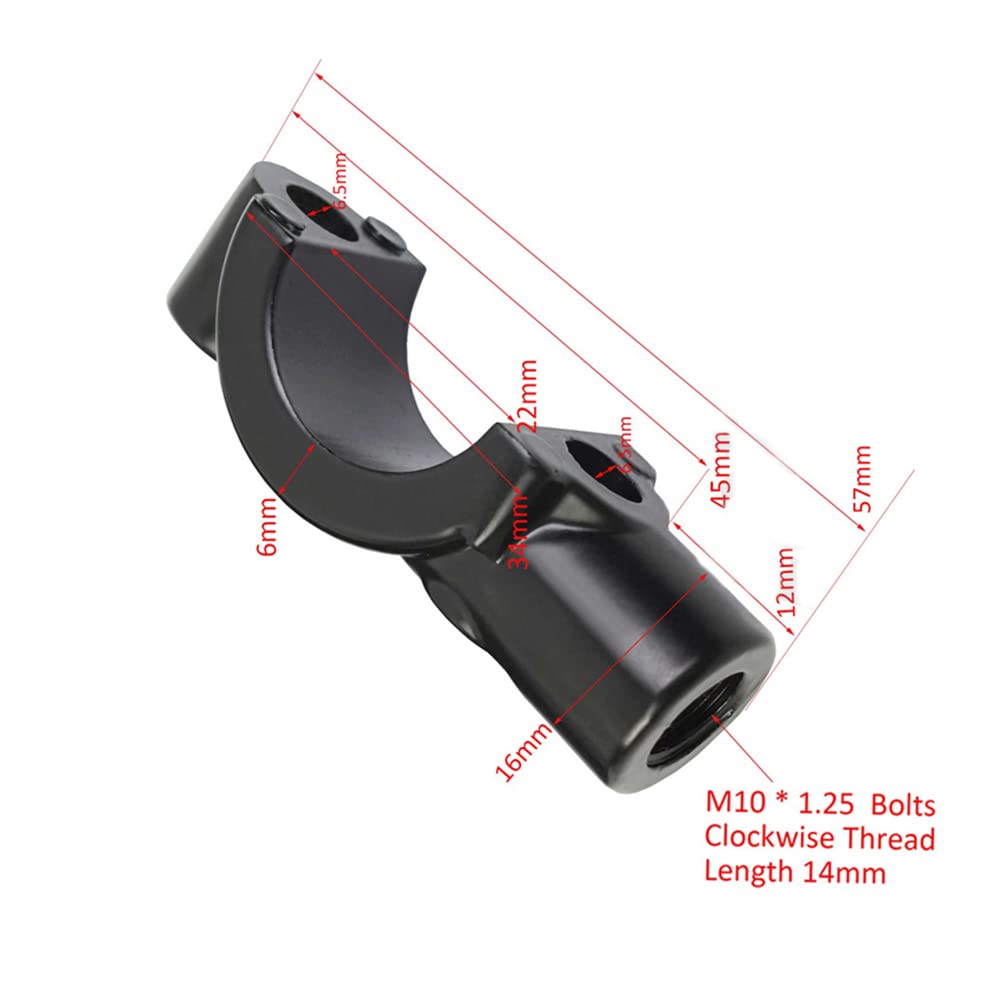 Amazon | 交換部品 7/8」 22 ミリメートルレバーミラーホルダー