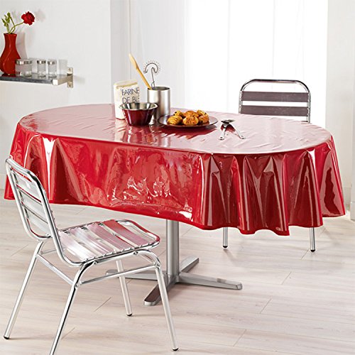 Nappe - Cristal transparent ovale - 140 x 240 cm