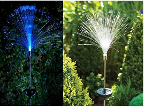 SOLANITE LED Solar Firework Light Fibre Optic Solar Powered Lights Garden Colour Outdoor LED LAMP Xmas Gift New
