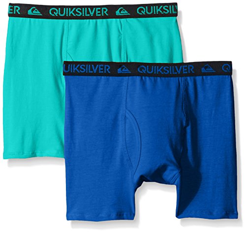 Quiksilver Little Boys' Yellow Gray Boxer Brief (Pack of 2)