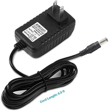 12V AC/DC Adapter Compatible with Yamaha MODX8 MODX8+ 88-Key MODX7 MODX7+ 76-Key MODX6 MODX6+ 61-Key Keyboard Music Synthesizer Workstation 12VDC 1.5A Power Supply Cord Cable Battery Charger