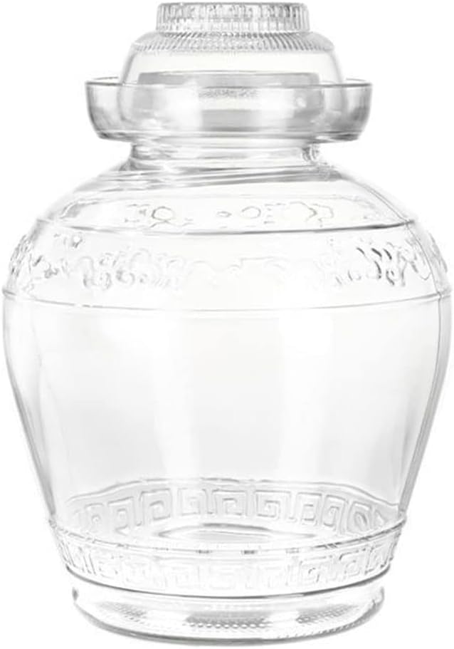 GANAZONO Pots Large Ceramic Pickle Jar Traditional Chinese Fermenting Jar Vintage