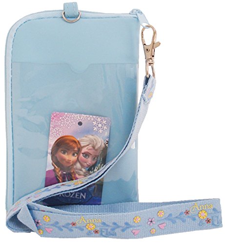 Disney Frozen Elsa Anna and Olaf Snow Blue Lanyard with Detachable Coin Purse2