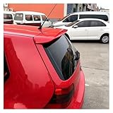 Rear Wing Compatible For VW Golf MK4 Spoiler 1998 To 2004 General Standard Car Roof Accessories Glossy Black(Red)