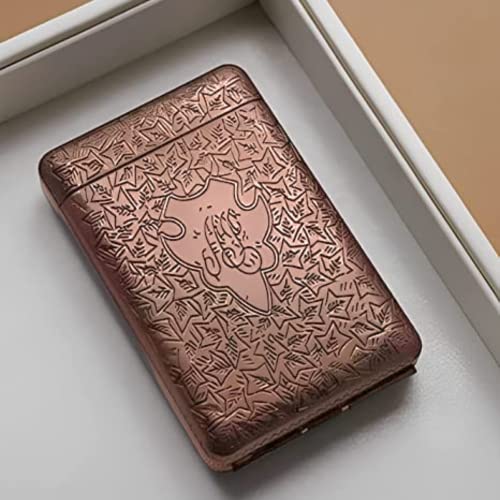 Image of Peaky Blinders Cigarette Case Retro Metal Portable 16 Cigarettes Box (Copper)