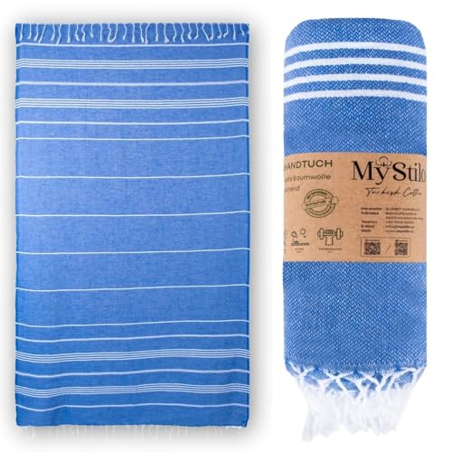 MyStilo® XXL Saunahandtuch Hamamtuch - Großes, Weiches Badetuch 100x200cm, Schnelltrocknend - Premium Strandtuch, Beach Towel… – Ansicht 1