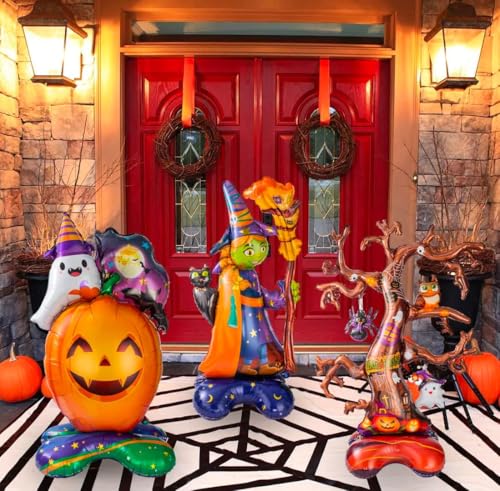 Image of Rozi Decoration Happy Halloween Party Foil Balloons Set of 1 Pc | Horror Haunted Theme Decorations | Multicolor