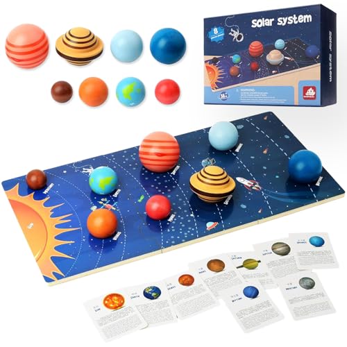 Planets Toys, Solar System Model Kit for Kids Ages 3, Space Science Toys for Toddlers