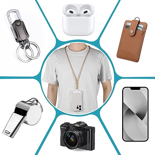 Qyoocom LANYARD 2 Pack - Universal Crossbody Neck Strap With 4 Pads Durable Adjustable Nylon Phone Lanyard thumb #3